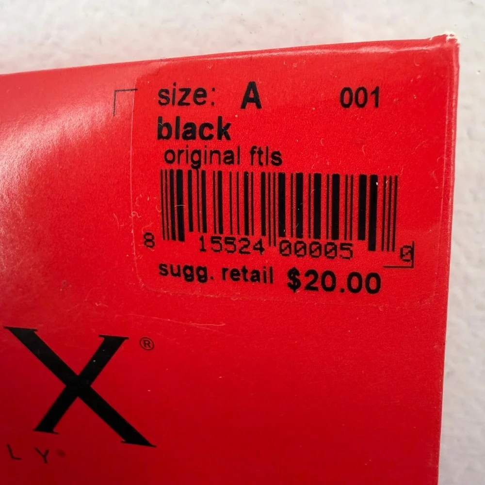 Y2K SPANX SARA BLAKELY Original Footless Bodyshaping Pantyhose Control Black A S